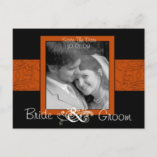 写真の日付を保存 案内ポストカード (正面)