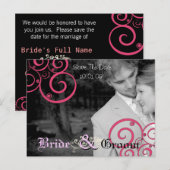 写真の日付を保存 案内ポストカード (正面/裏面)