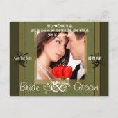 写真の日付を保存 案内ポストカード (正面)