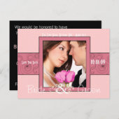 写真の日付を保存 案内ポストカード (正面/裏面)