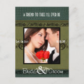 写真の日付を保存 案内ポストカード (正面)