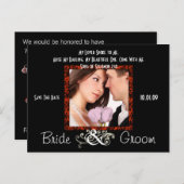 写真の日付を保存 案内ポストカード (正面/裏面)