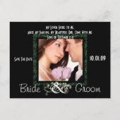 写真の日付を保存 案内ポストカード (正面)