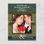 写真の日付を保存 案内ポストカード (正面)