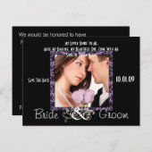 写真の日付を保存 案内ポストカード (正面/裏面)