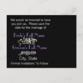 写真の日付を保存 案内ポストカード (裏面)