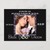 写真の日付を保存 案内ポストカード (正面)