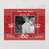 写真の日付を保存 案内ポストカード (正面)