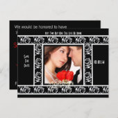 写真の日付を保存 案内ポストカード (正面/裏面)