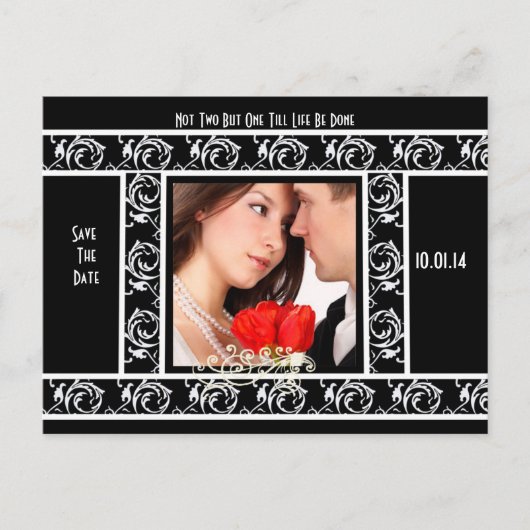 写真の日付を保存 案内ポストカード (正面)