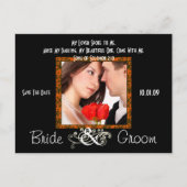 写真の日付を保存 案内ポストカード (正面)