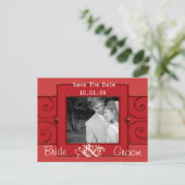 写真の日付を保存 案内ポストカード (スタンド正面)