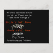 写真の日付を保存 案内ポストカード (裏面)