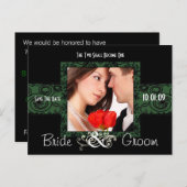 写真の日付を保存 案内ポストカード (正面/裏面)