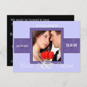 写真の日付を保存 案内ポストカード (正面/裏面)