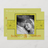 写真の日付を保存 案内ポストカード (正面/裏面)