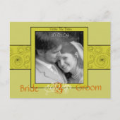 写真の日付を保存 案内ポストカード (正面)