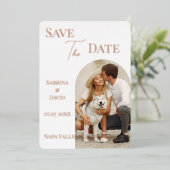 写真の日付を保存 箔招待状 (立ち正面)