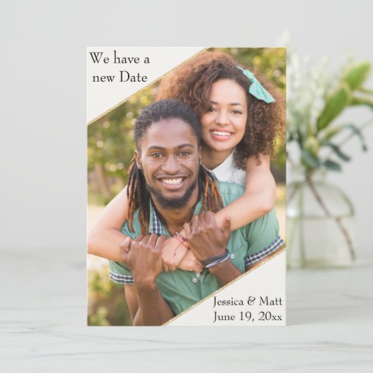 写真の日付カードの変更 セーブザデート (スタンド正面)