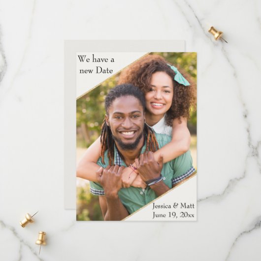 写真の日付カードの変更 セーブザデート (正面/裏面インサイチュ)