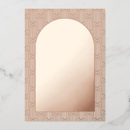 写真の日付ゴールドフォイルのカードを保存 箔招待状