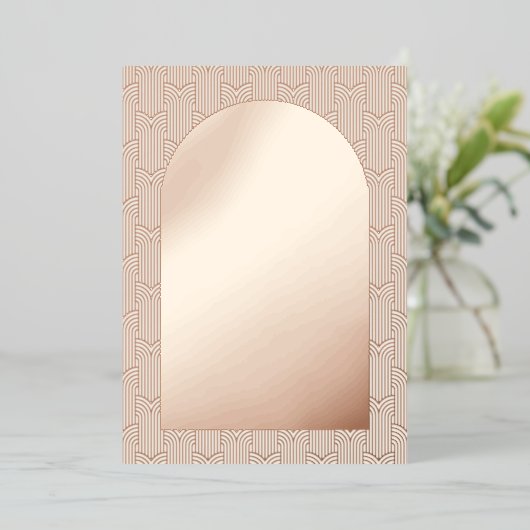 写真の日付ゴールドフォイルのカードを保存 箔招待状 (立ち正面)