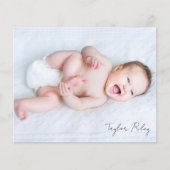 写真の書道の名前誕生の状態新生児感謝してい (正面)