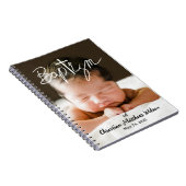 写真の書道は宗教間バプテスマ ノートブック (右側)