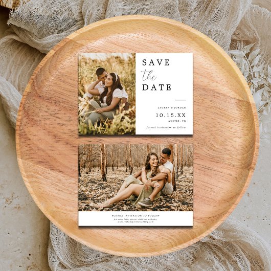 写真の書道結婚式の日付カードを保存 セーブザデート