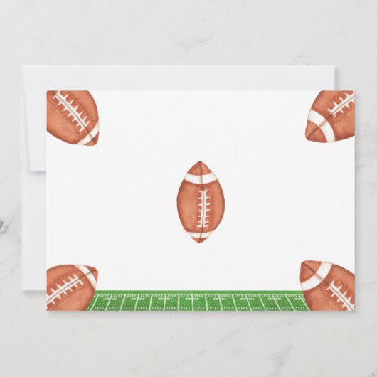 写真の最初の年を過ぎた誕生日の招待 招待状 (裏面)