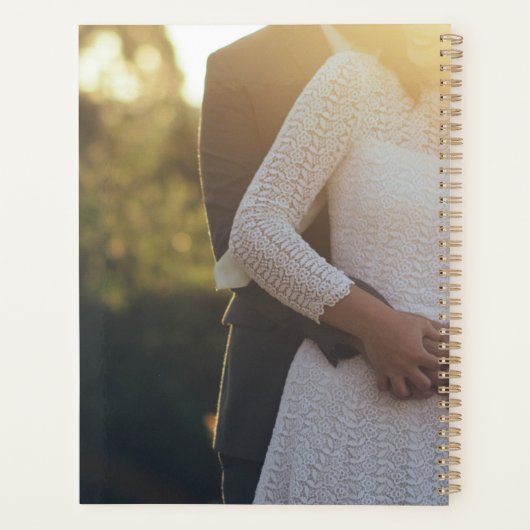 写真の月パーソナライズされた刊プランナー プランナー手帳 (裏面)