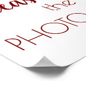 写真の枠に署名する | スクリプトのポスター ポスター (角)