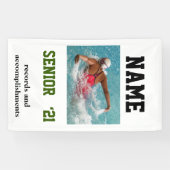 写真の水泳チームデザイン 横断幕 (横)