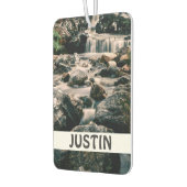 写真の滝の石+あなたのアイディア カーエアーフレッシュナー (左)