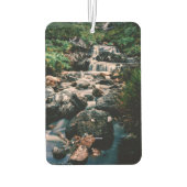 写真の滝の石+あなたのアイディア カーエアーフレッシュナー (裏面)