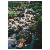 写真の滝の石+あなたのアイディア クリップボード (裏面)