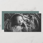 写真の生誕の発表が大喜び シーズンカード (正面/裏面)