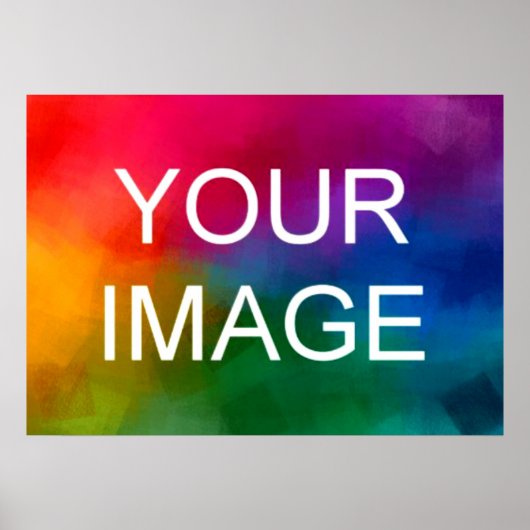 写真の画像をパーソナライズ独自の画像を作成 ポスター (正面)