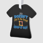 写真の画像編集 – Crop It Out引用文 オーナメント (正面)