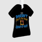 写真の画像編集 – Crop It Out引用文 オーナメント (正面)