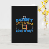 写真の画像編集 – Crop It Out引用文 カード (黄色い花)