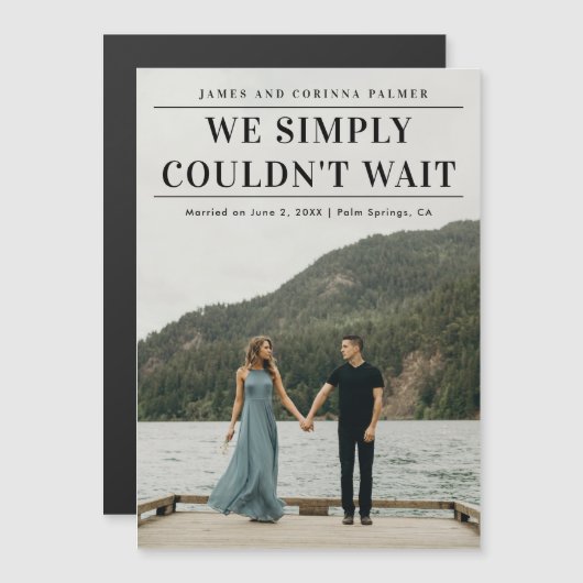 写真の発表が待ち遠し結婚かった (正面/裏面)