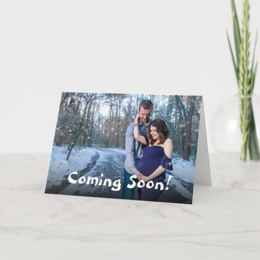 写真の発表を予定していモダンる 案内状 (正面)