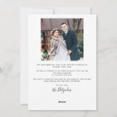 写真の発表後結婚も楽しく シーズンカード (裏面)