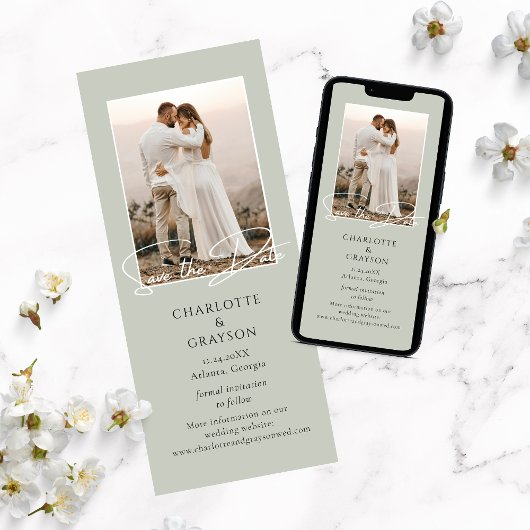 写真の発表日スタイリッシュを結婚保存 案内状