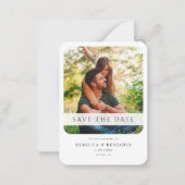 写真の発表日結婚を保存 ノートカード (正面)