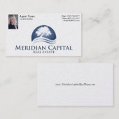 写真の真珠の終わりを用いる名刺 名刺 (正面/裏面)