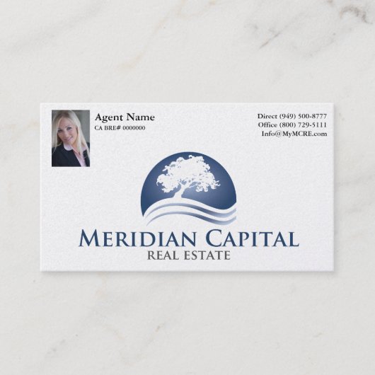 写真の真珠の終わりを用いる名刺 名刺 (正面)