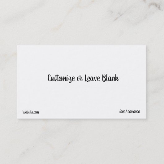 写真の砂漠の風景サンセットビジネスカード 名刺 (裏面)