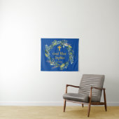 写真の確認背景の装飾（青） タペストリー (インサイチュ(横))